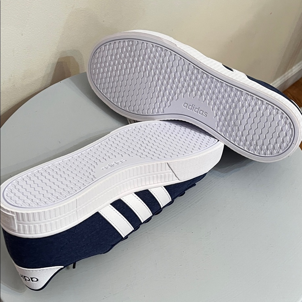 NIB adidas Men's Daily 3.0 Sneaker - Navy and White - Picture 8 of 8